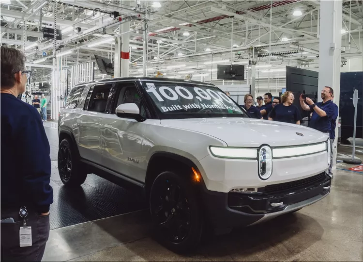 Rivian Surpasses Production Goals, R2 Reservations Smash Records