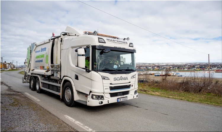 Scania 25 L electric garbage truck