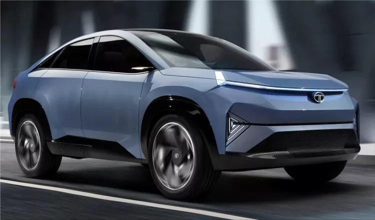 Tata Curvv electric coupe SUV