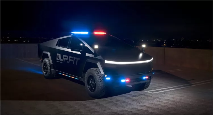 Tesla Cybertruck Patrol vehicle
