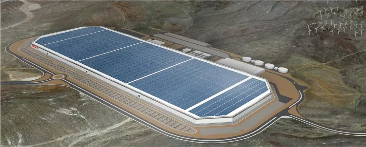 Tesla Gigafactory 1 in Nevada