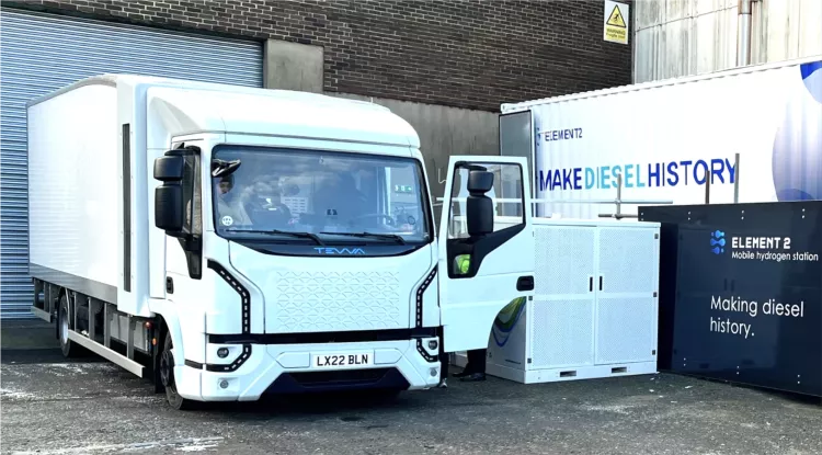 Tevva hydrogen-electric truck