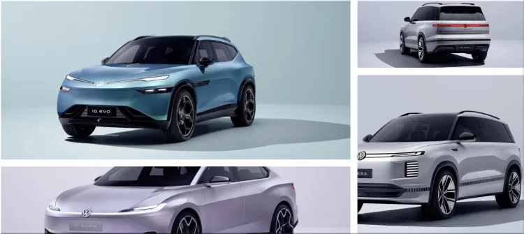 Volkswagen ID. AURA, ID. ERA, and ID. EVO