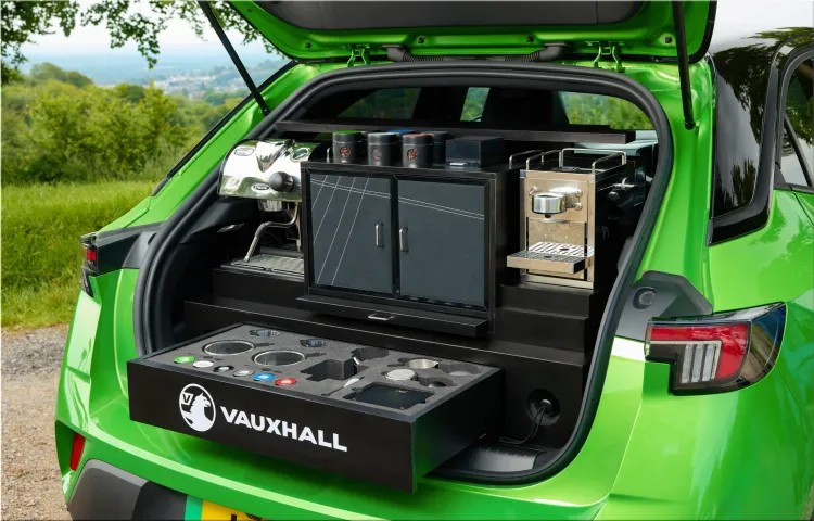 Coffee on Wheels: Vauxhall Unveils the MOKKA COFFE-E Electric Concept
