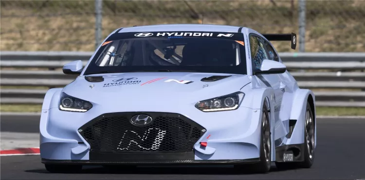 Veloster N ETCR race car in the world of motorsport