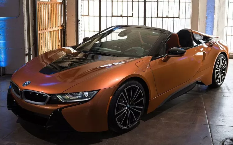 BMW i8 Roadster plug-in hybrid sports car