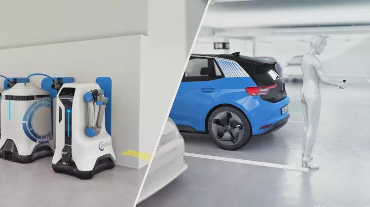 charging robot for electric vehicles