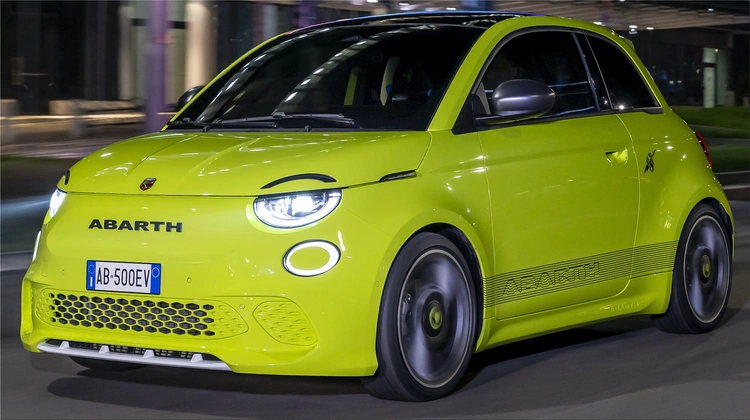 Abarth 500e electric sports car