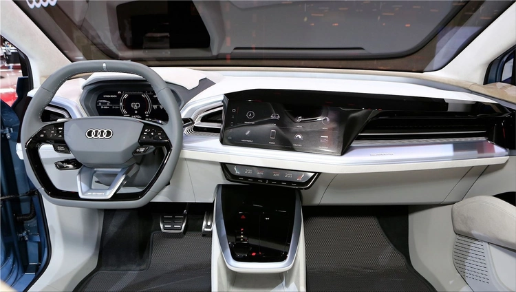 Audi Q4 e-tron electric SUV interior