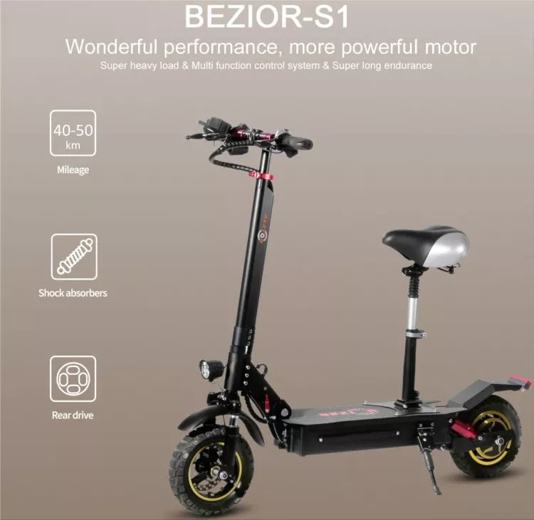 BEZIOR S1 - folding electric scooter