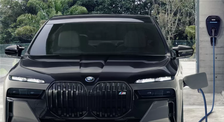 BMW i7 electric car