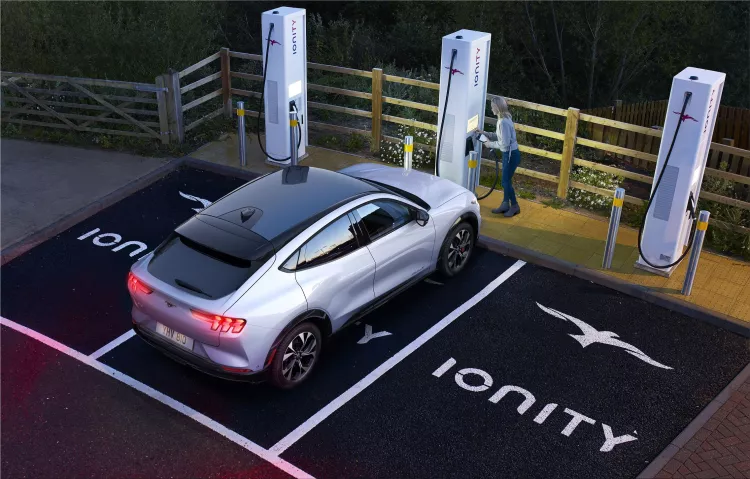 Ford Mustang Mach-E electric SUV delivers even faster charging