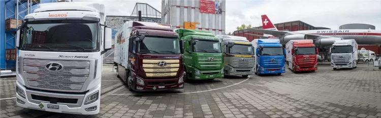 Hyundai Xcient Fuel Cell trucks