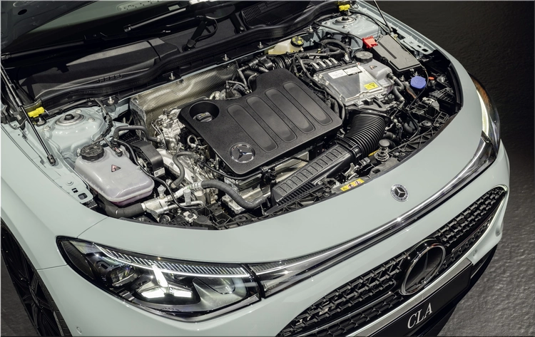 Mercedes-Benz CLA electric sedan