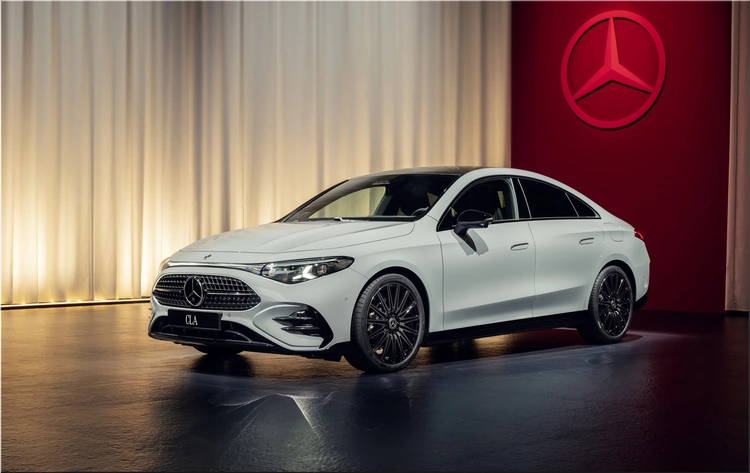 Mercedes-Benz CLA electric sedan