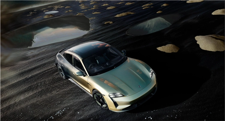 Porsche Taycan Turbo S Celestial Jade