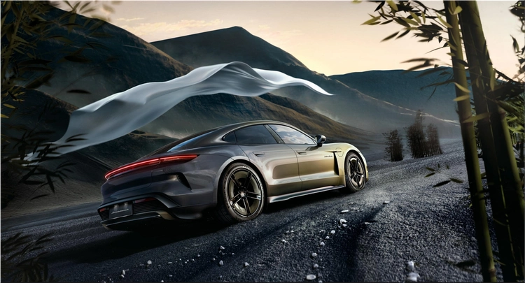 Porsche Taycan Turbo S Celestial Jade