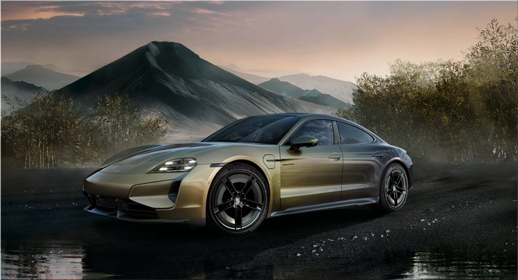 Porsche Taycan Turbo S Celestial Jade