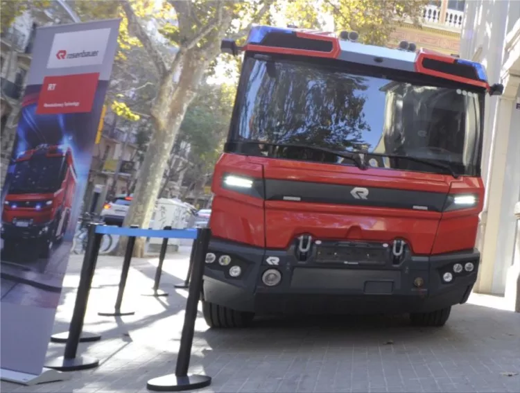 Rosenbauer RT 4x4 electric fire truck