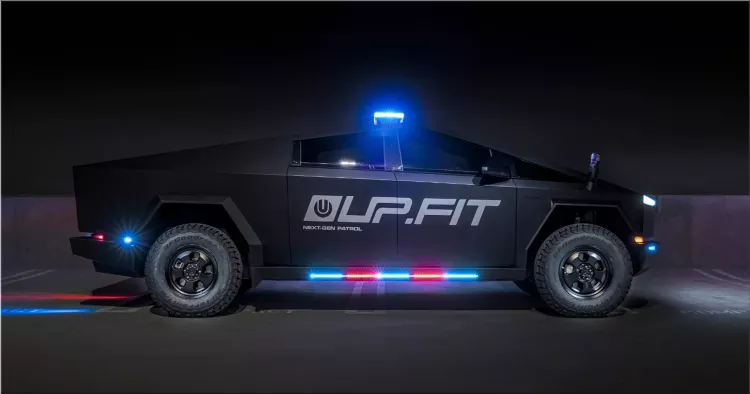 Tesla Cybertruck Patrol vehicle