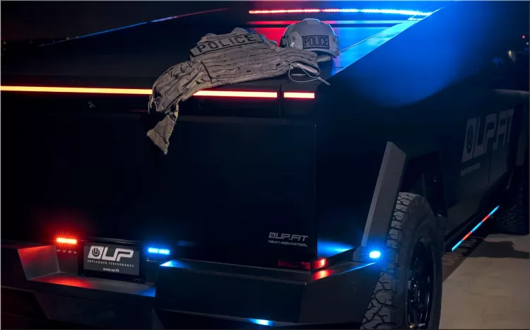 Tesla Cybertruck Patrol vehicle