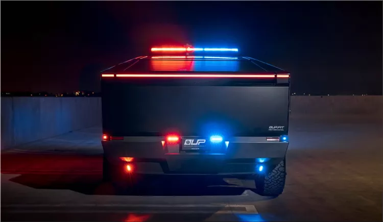 Tesla Cybertruck Patrol vehicle