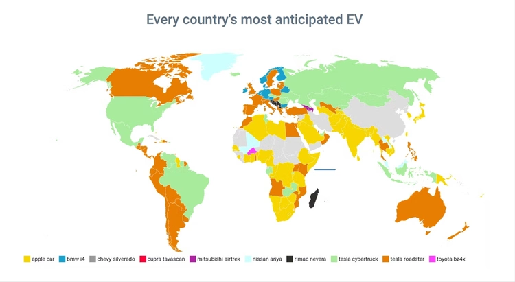 The most popular electric cars of the moment