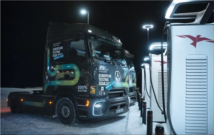 eActros 600 electric truck