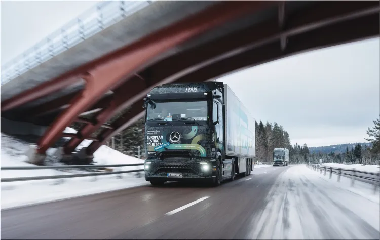 eActros 600 electric truck