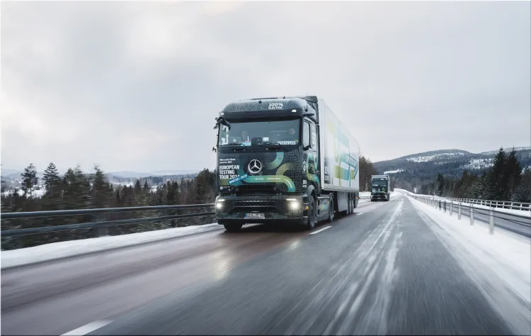 eActros 600 electric truck