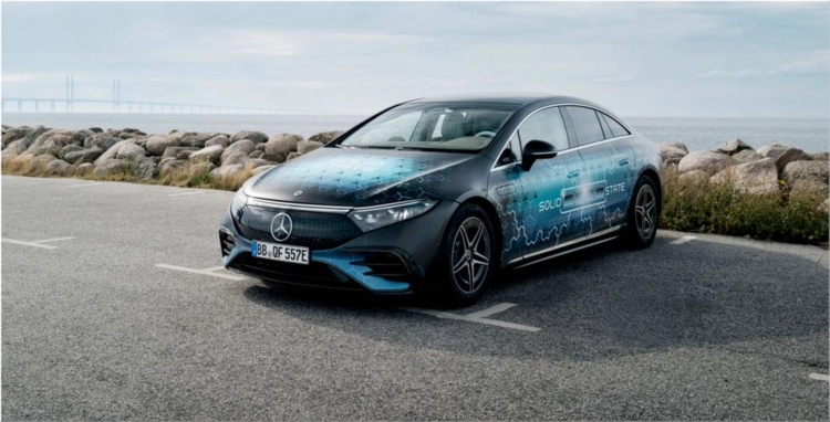 750-Mile Mercedes EQS Prototype