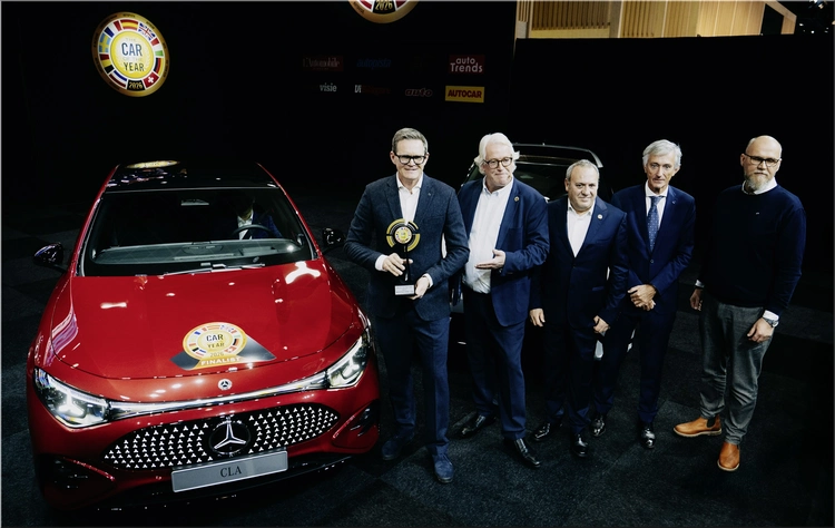 Mercedes-Benz CLA electric sedan