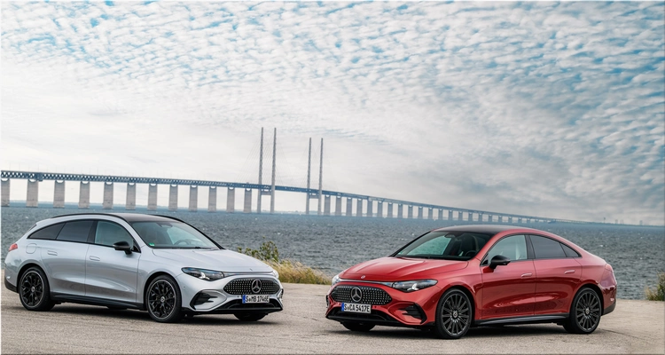 Mercedes-Benz CLA electric sedan