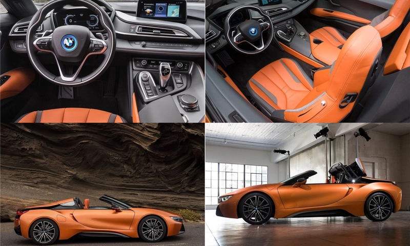BMW i8 Roadster plug-in hybrid sports car