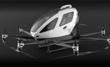 Ehang 216 passenger drone tests in Norway and Spain