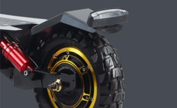 The 1000W BEZIOR S1 - folding electric scooter with saddle seat