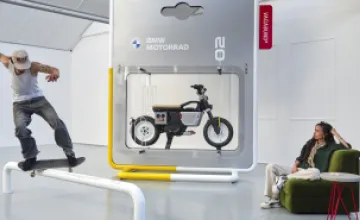 BMW CE 02 x VAGABUND: A Retro-Futuristic Electric Scooter Revolution