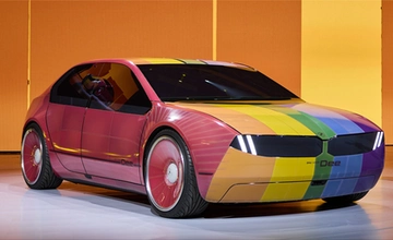 The BMW I Vision Dee luxury sedan is a vision of the future