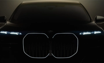 BMW i7 electric luxury sedan