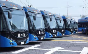 Battery-powered trolleybuses