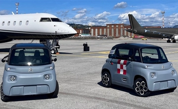 Genoa Airport integrated Citroen Ami into its operational fleet