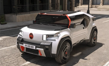 The new Citroen Oli family electric car