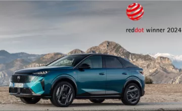 A Triumph of Design: The Peugeot e-3008 Earns the Prestigious Red Dot Award 2024