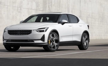 Polestar 2  fully electric vehicle