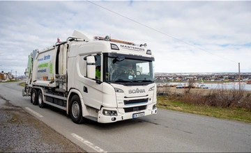 Scania 25 L electric garbage truck