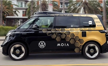 Volkswagen ID. Buzz Robotaxi Starts LA Testing With Uber