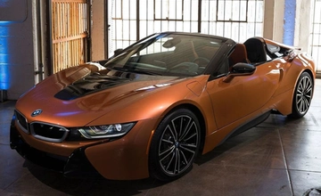 BMW i8 Roadster plug-in hybrid sports car