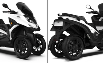 Four-wheel eQooder - electric car, motorcycle and scooter