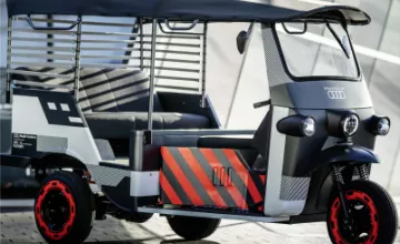 Electric rickshaws in India