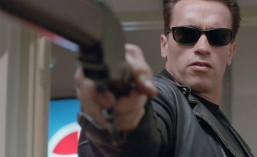 Schwarzenegger promotes electric cars as as a car salesman